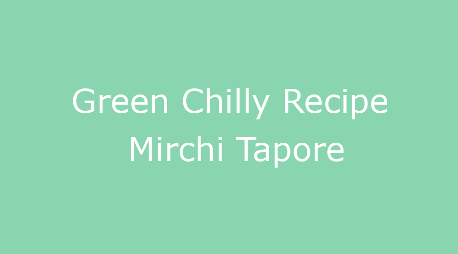 Green Chilly