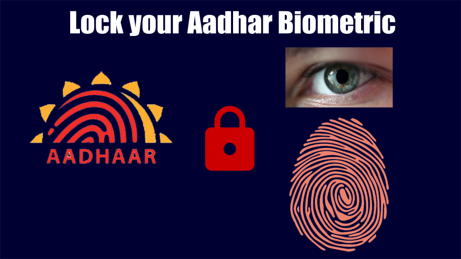 Lock aadhar biometrics